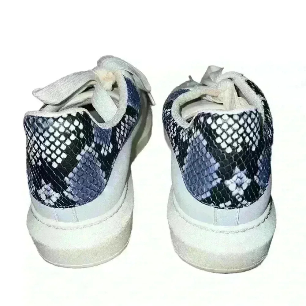 Steve Madden blue snakeskin white sneaker - Picture 1 of 4
